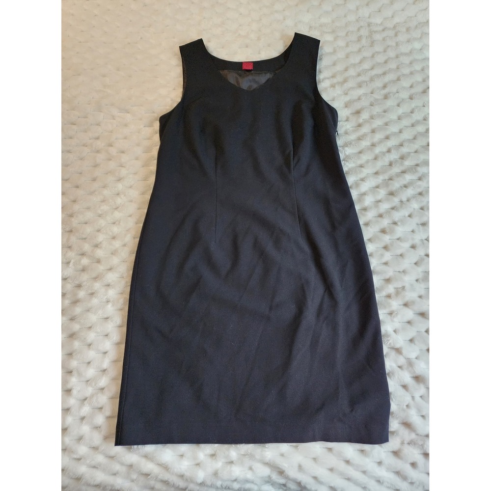 212 Collection Black Sleeveless Stretch Dress Women's Size 12‎ Career